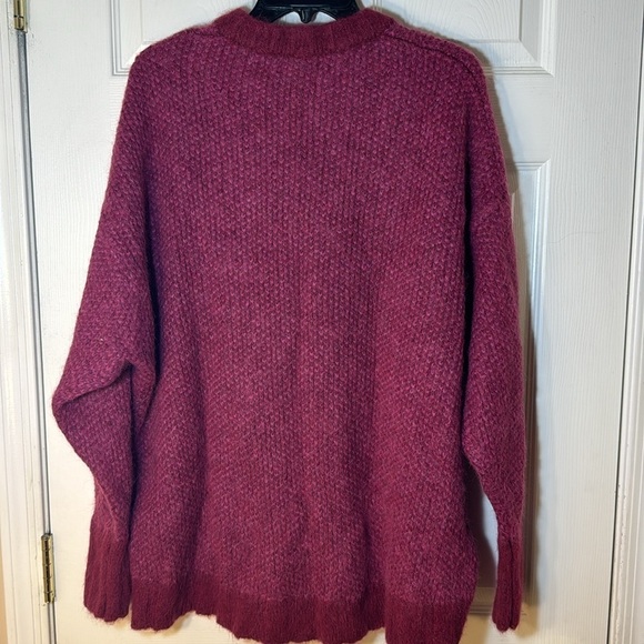 BANANA REPUBLIC ANDI OVERSIZED ALPACA-BLEND SWEATER MADE OF ITALIAN YARN - Picture 4 of 7